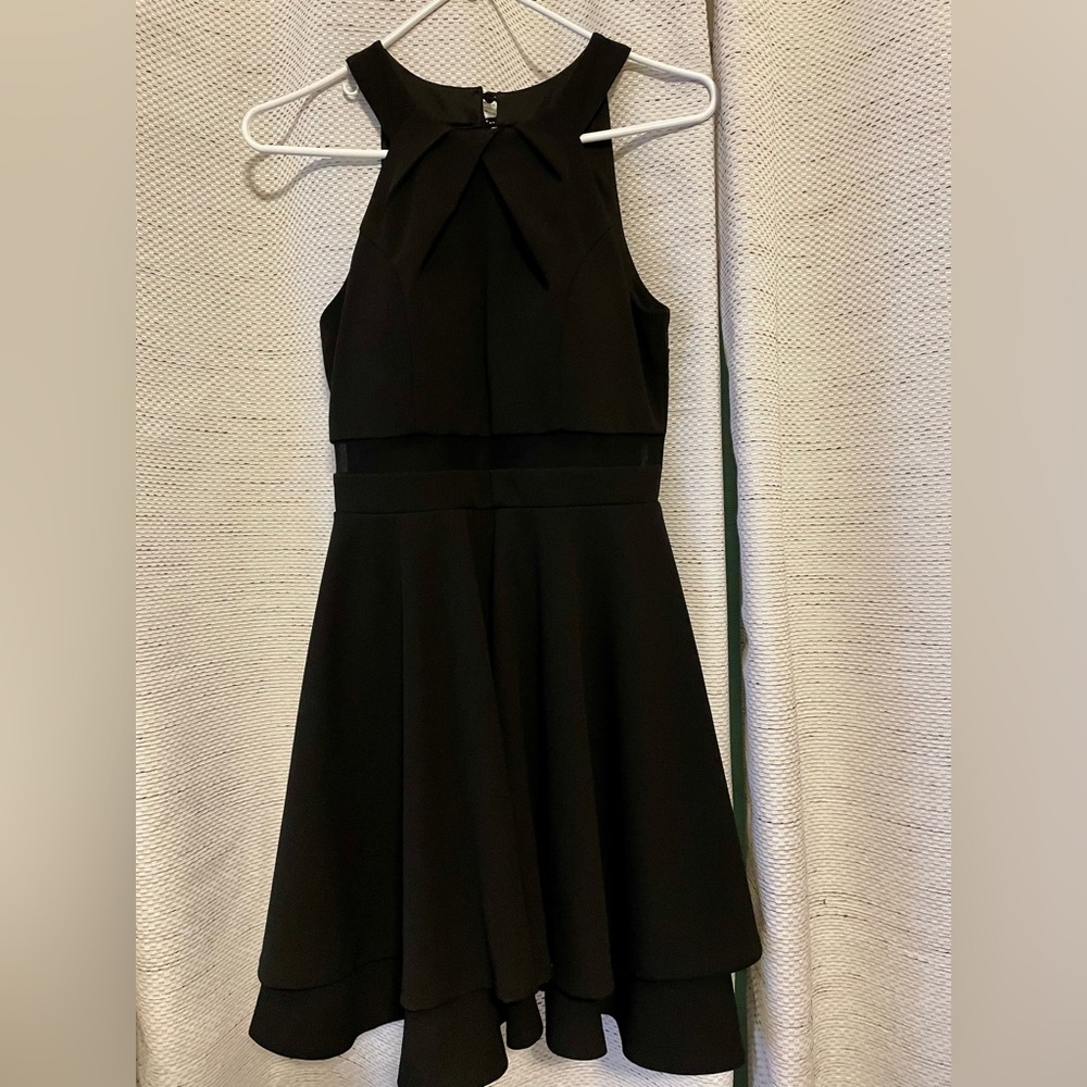 Black homecoming dress, youth size M
